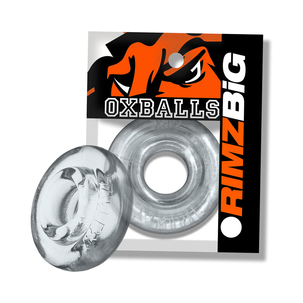 Oxballs Rimz Big Single Ring Cock Ring - Clear